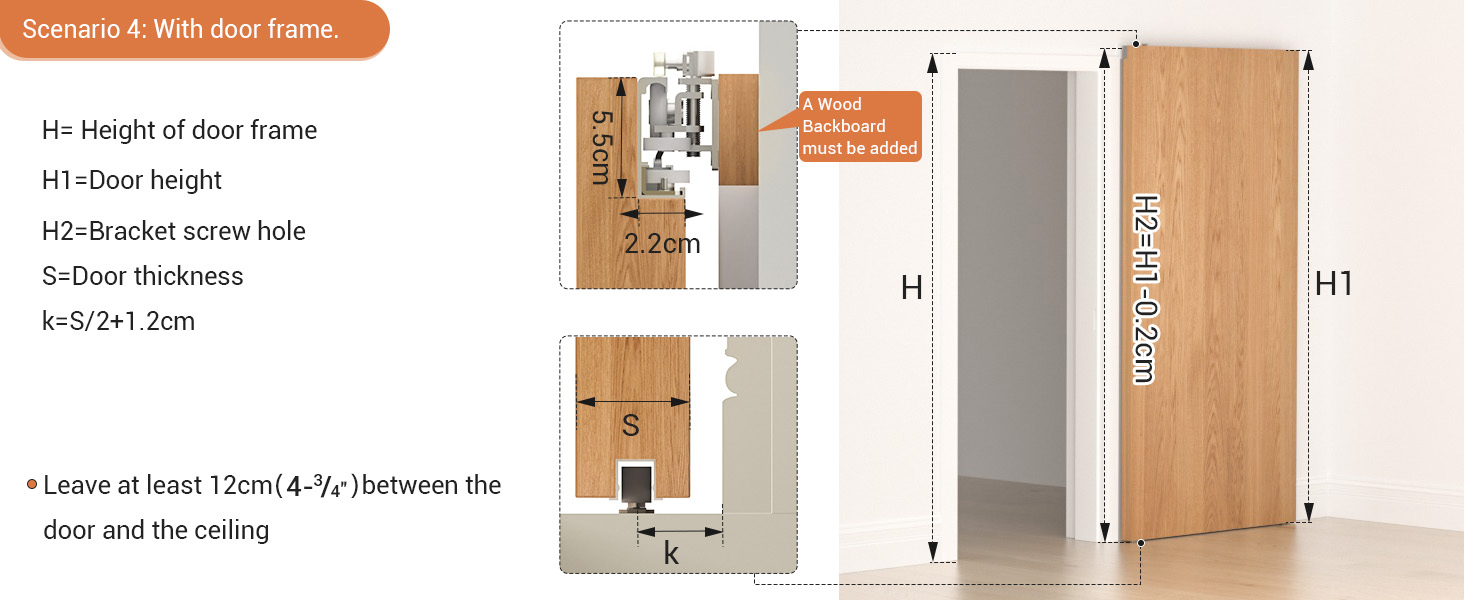 ghost barn door hardware trackless sliding door