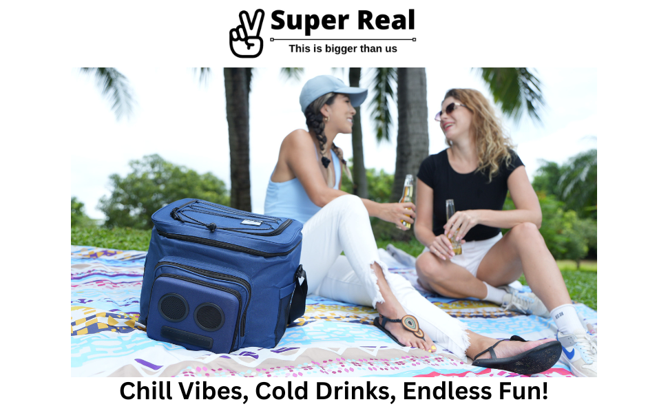 Blue Cooler Chill Vibes Cold Drinks Endless Fun