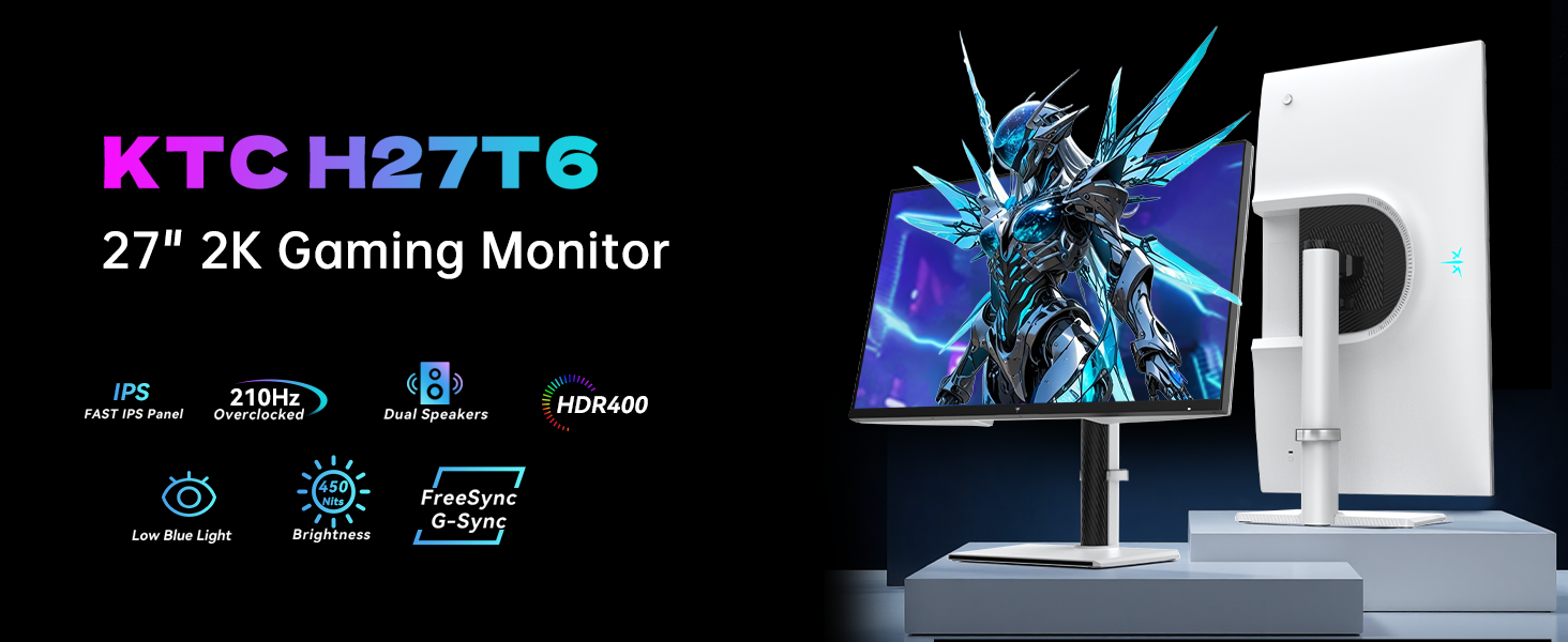 Der Text lautet: „KTC H27TG 27