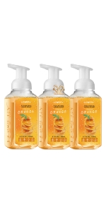 fresh orange citrus hand foaming soap christmas thaksgiving valentines day mothers day fathers day