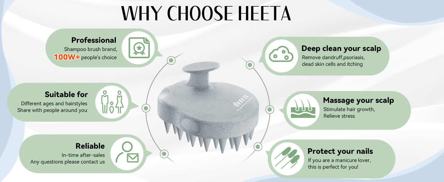 Scalp Massager Shampoo Brush