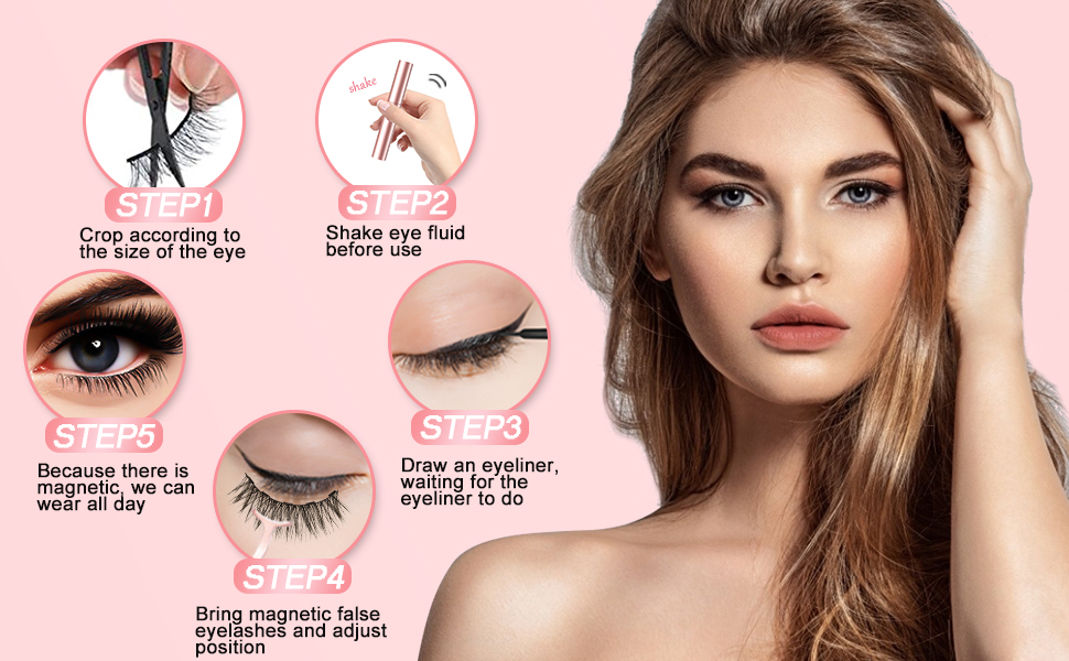 magnetic eyelashes and magnetic eyeliner