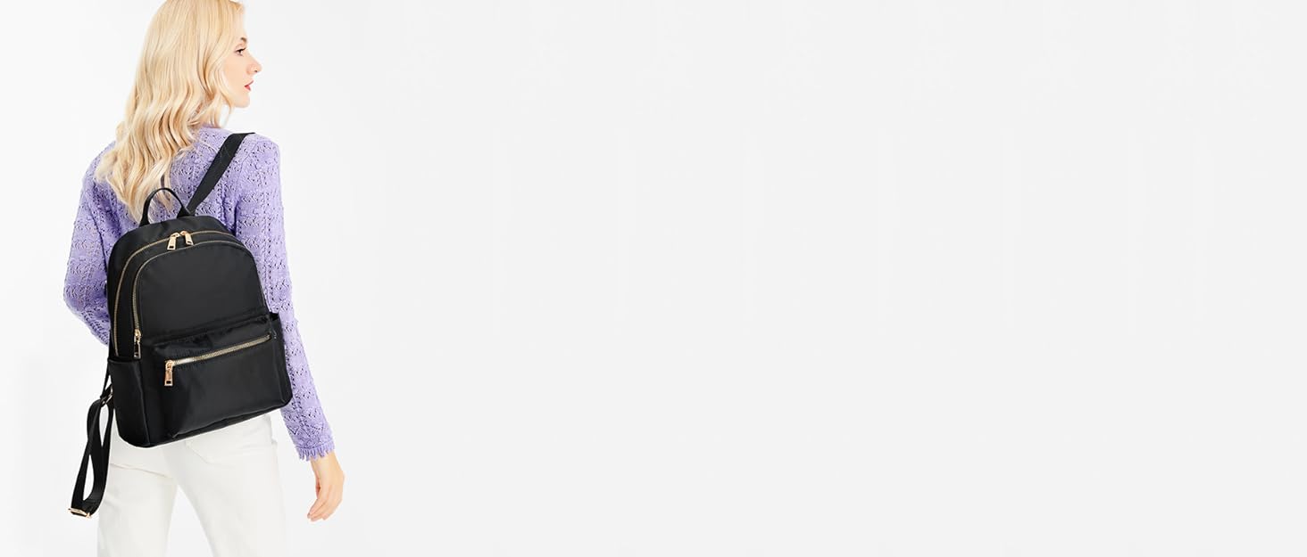 Momoty Small Backpack for Women Casual Daypack Travel Bag