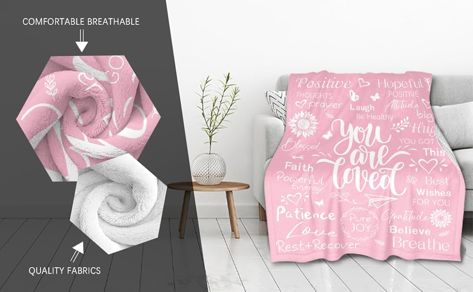 Get Well Soon Gifts for Women Blanket Gifts for Cancer