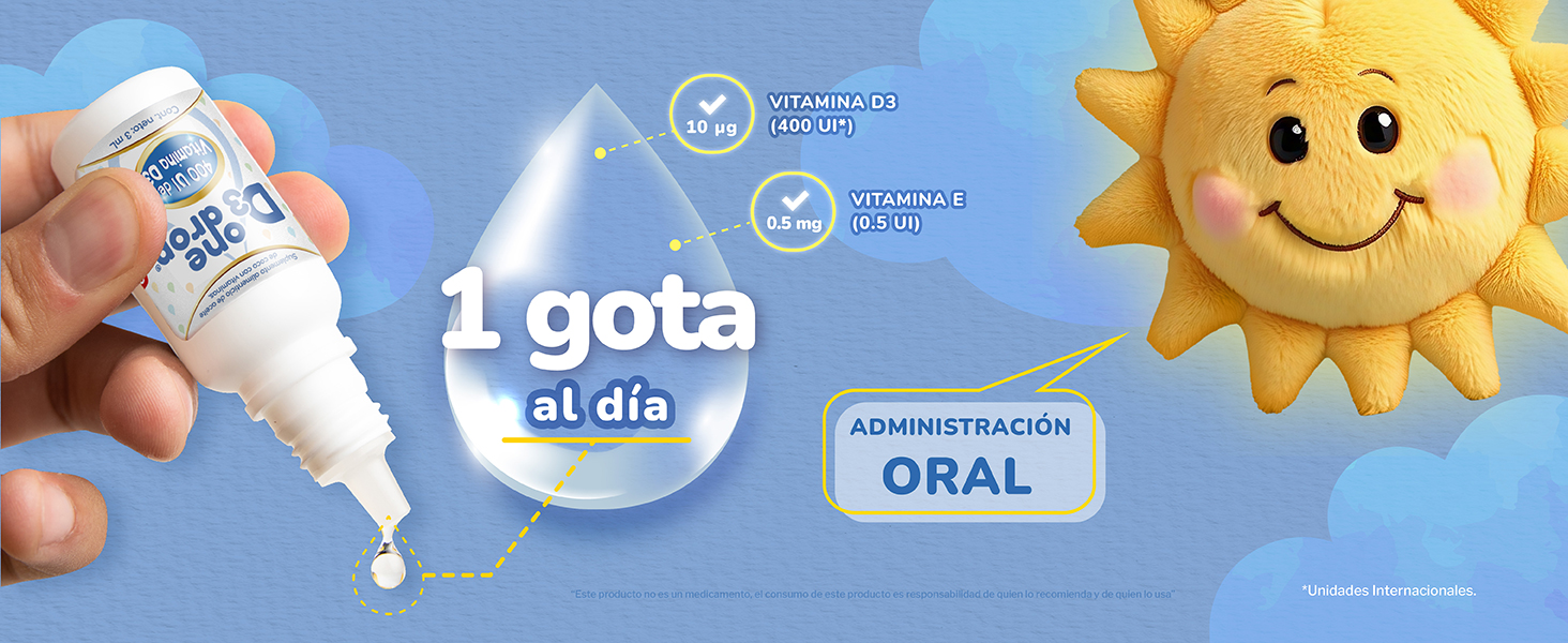 one drop of OneDrop vitamin D3