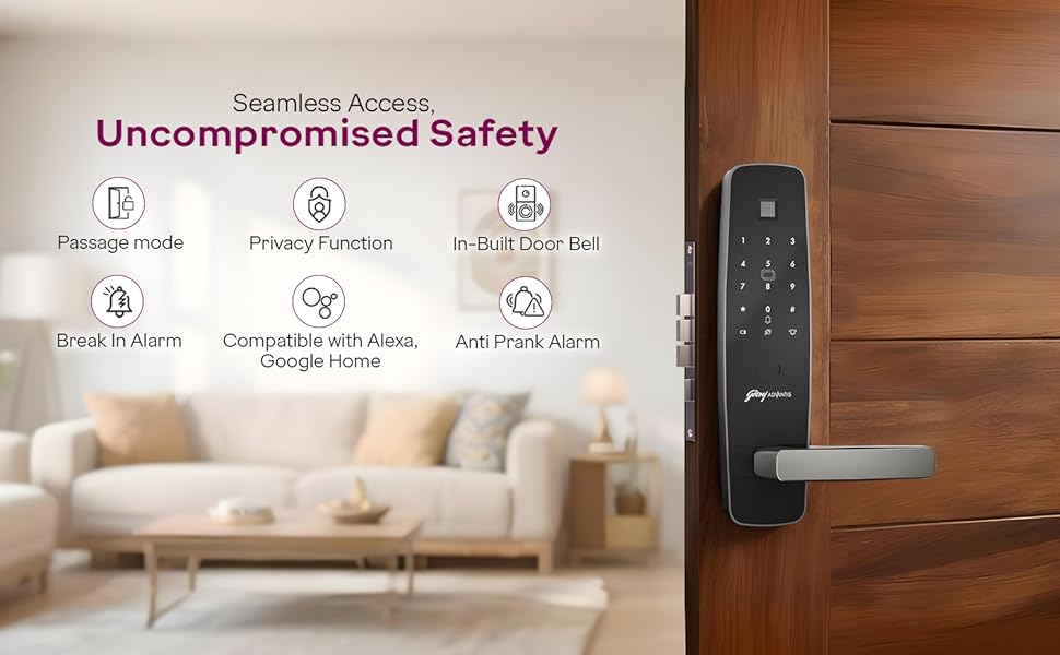 digital lock , smart door lock , main door lock 
