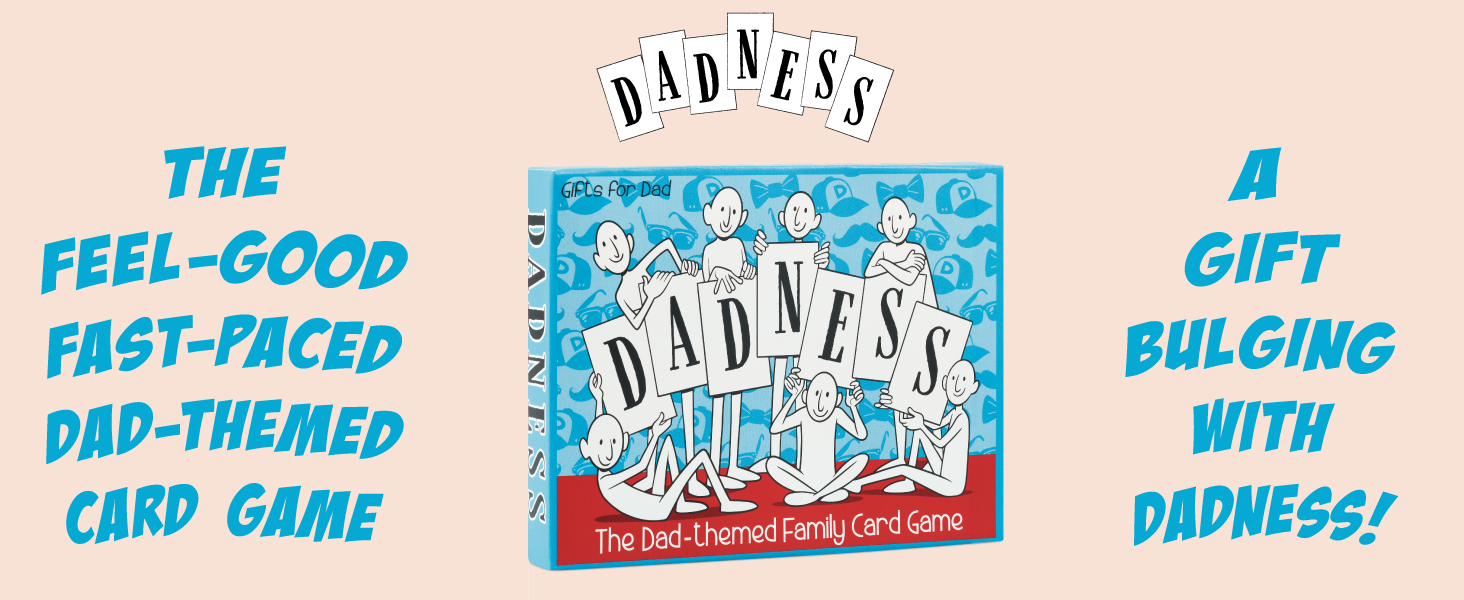 Dadness Dad Gifts for Dad The lively Dadthemed family card game ideal
