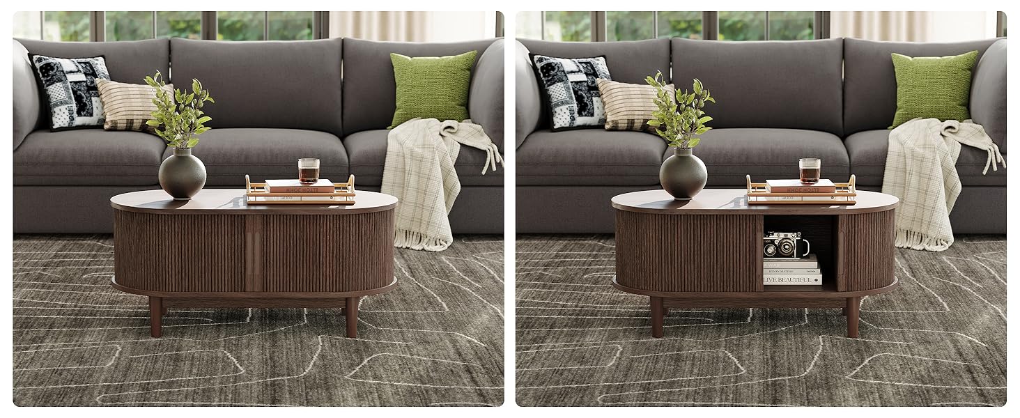 coffee table with sliding door HT001L1-02