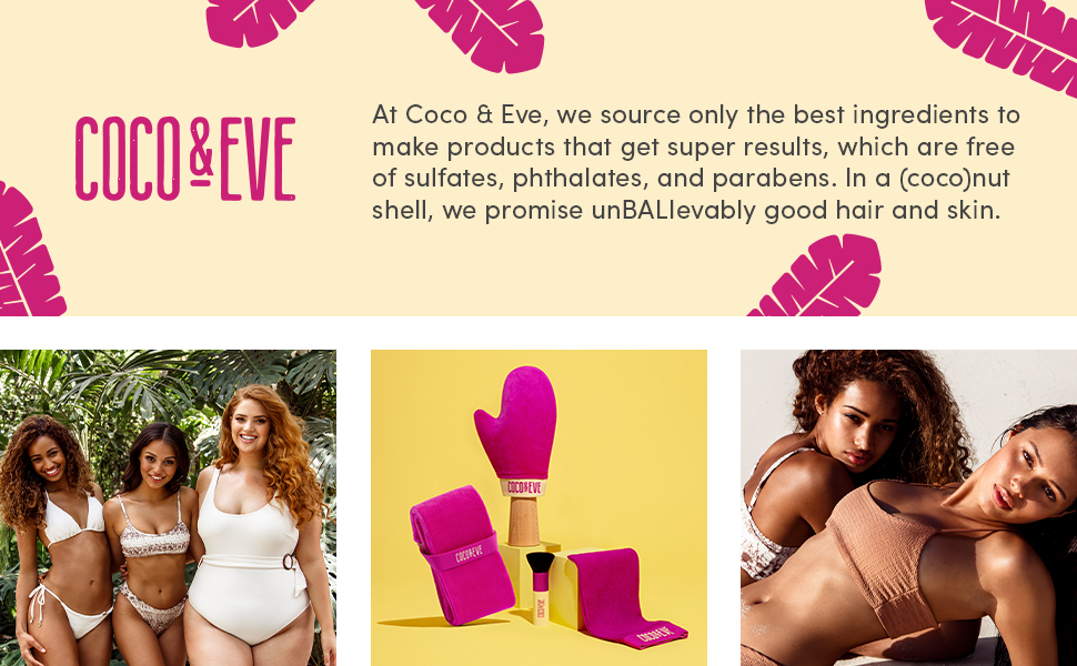 Coco & Eve Self Tanning Applicators for Flawless Streak