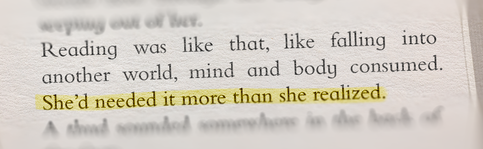 She'd needed it more than she realized