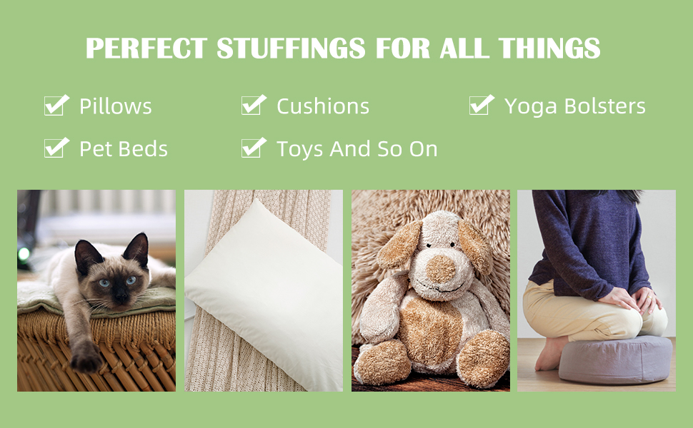 LOFE Buckwheat Hulls 6 LBS Pillow Fillings, Stuffing Bulks, 100 Organic Buckwheat