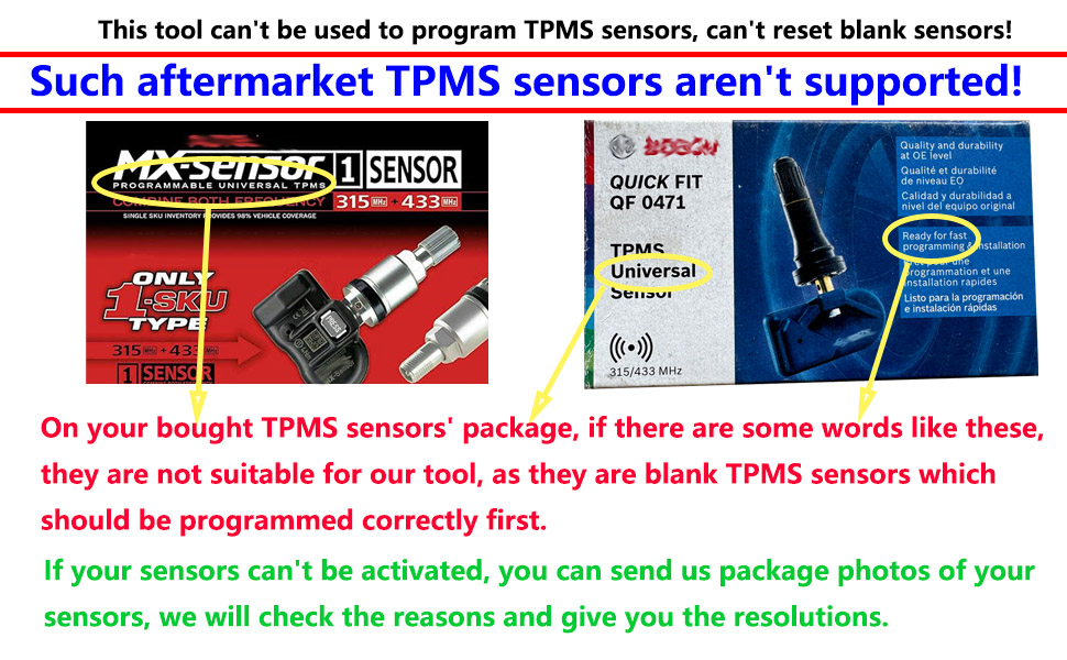 TPMS relearn tool for Ford Lincoln Mercury