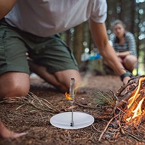 Windproof Solar Fire Starters, Sun-Powered Lighter Kit Tool