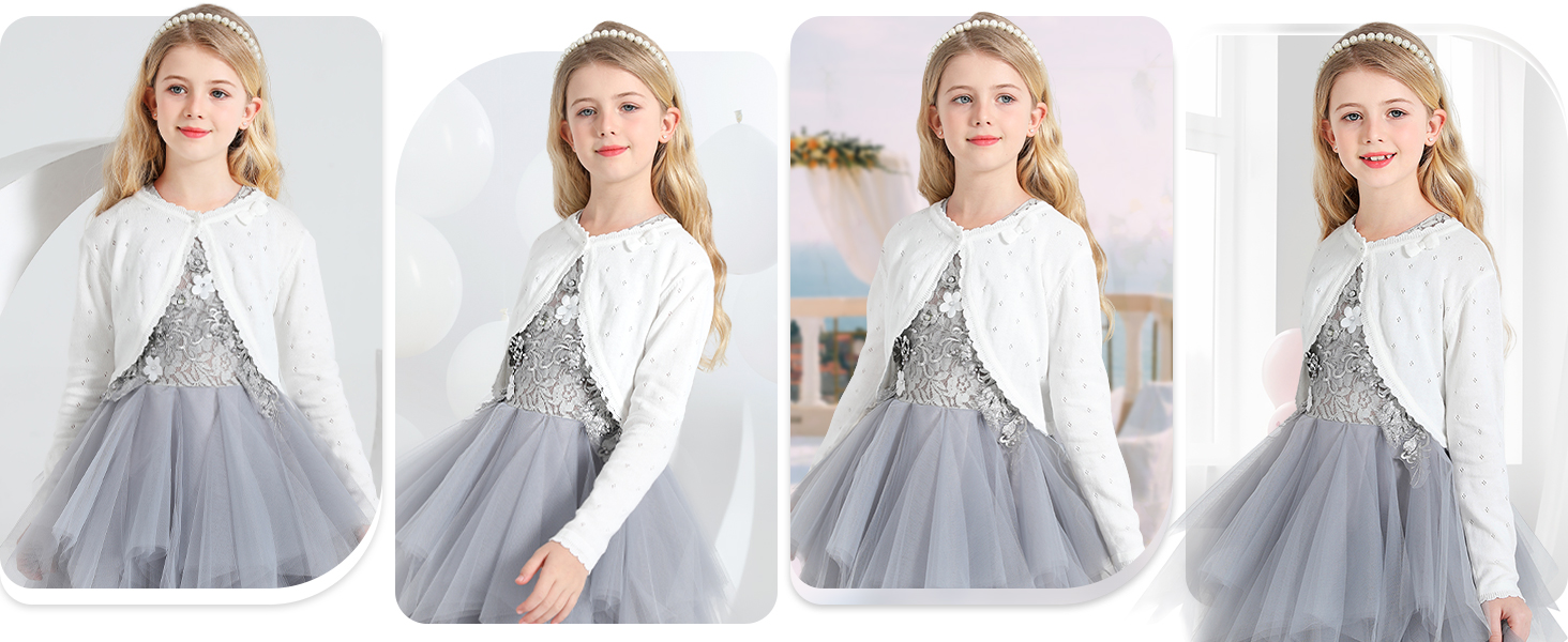 girls knitted cardigan