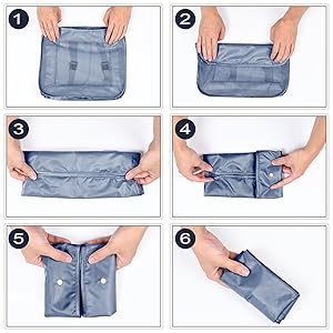 Cubes d'emballage, pochettes de voyage, idéals couler chaques Membre de la Famille, y compris lesfants.