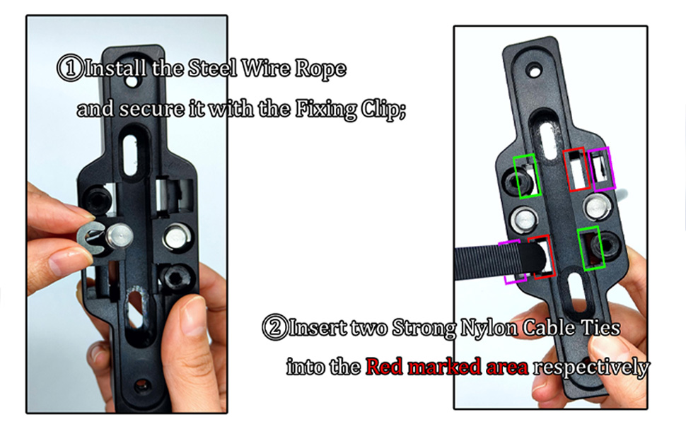 using nylon cable tie