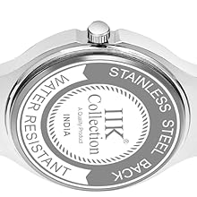 IIK COLLECTION Analog Round Studded Dial with Bracelet Chain Strap Girl's & Women's Wrist Watch