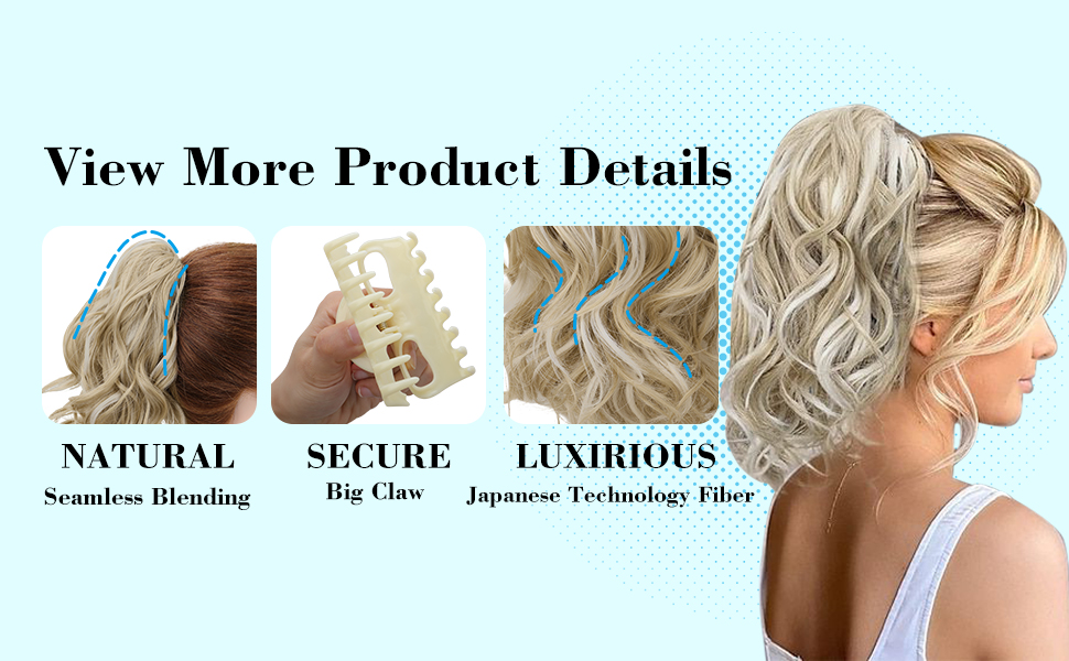 hair extensions clip in ponytail blonde ponytail extension claw clip ponytail hair extensions 