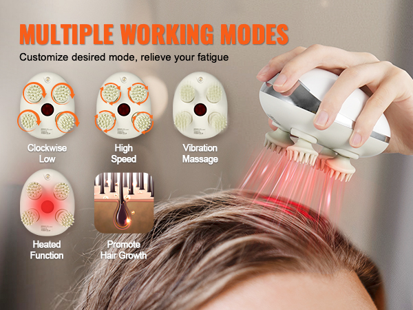 Amazon.com: VEVOR Electric Scalp Massager with Heat