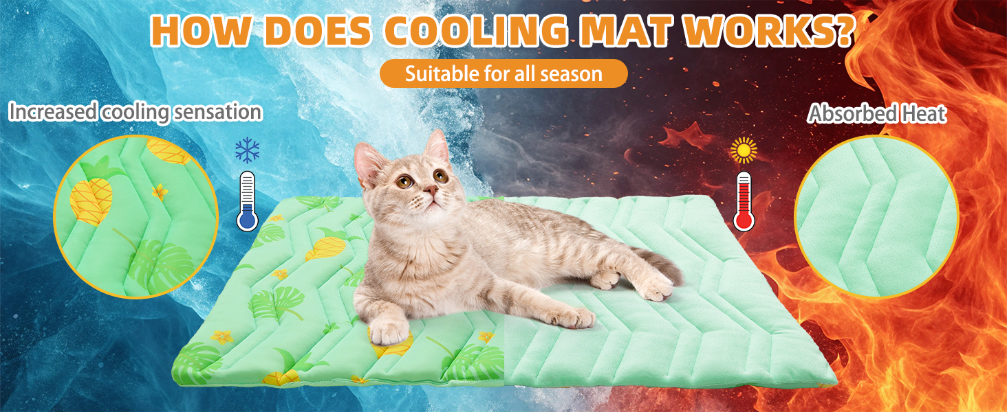 cat reversible cooling mat