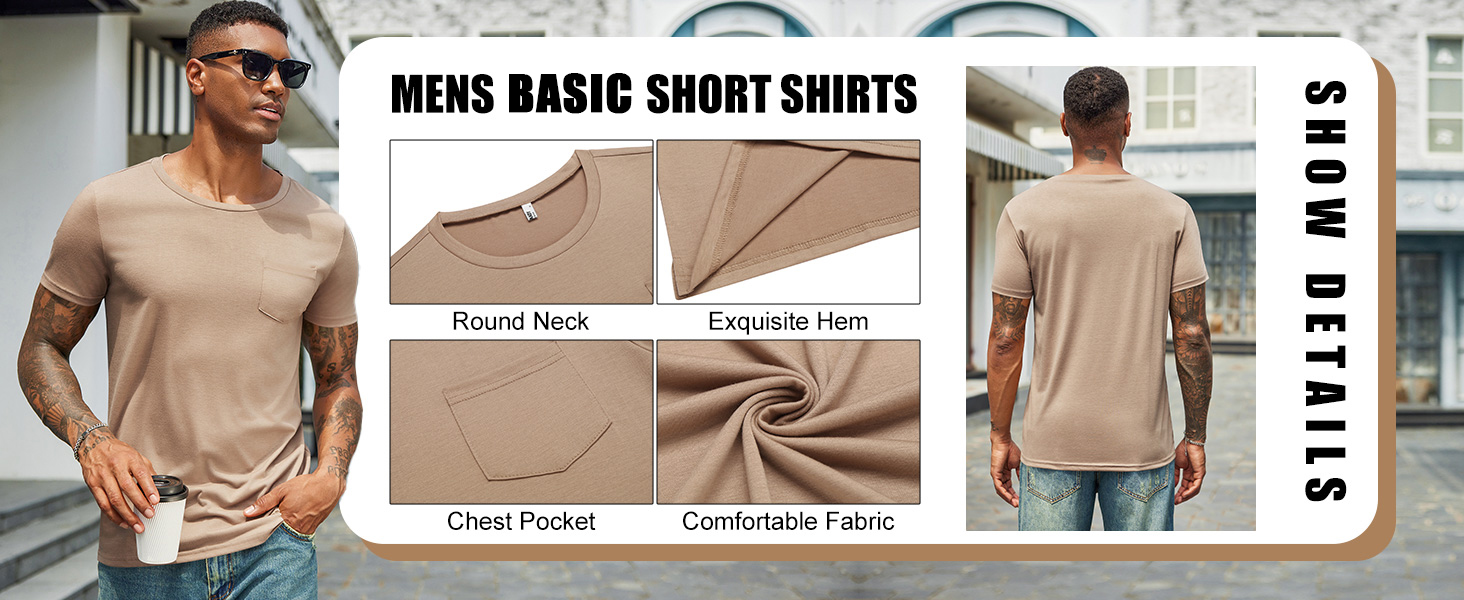 mens basic short skeeve tee