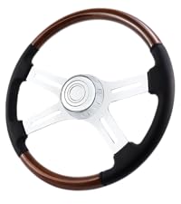 パーツ ALL WOOD Steering Wheel Amazon.com: 18