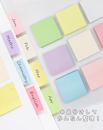 ふせんです Amazon.co.jp: POPSFL 付箋 罫線入り 150×100mm 45枚×8パッド 大