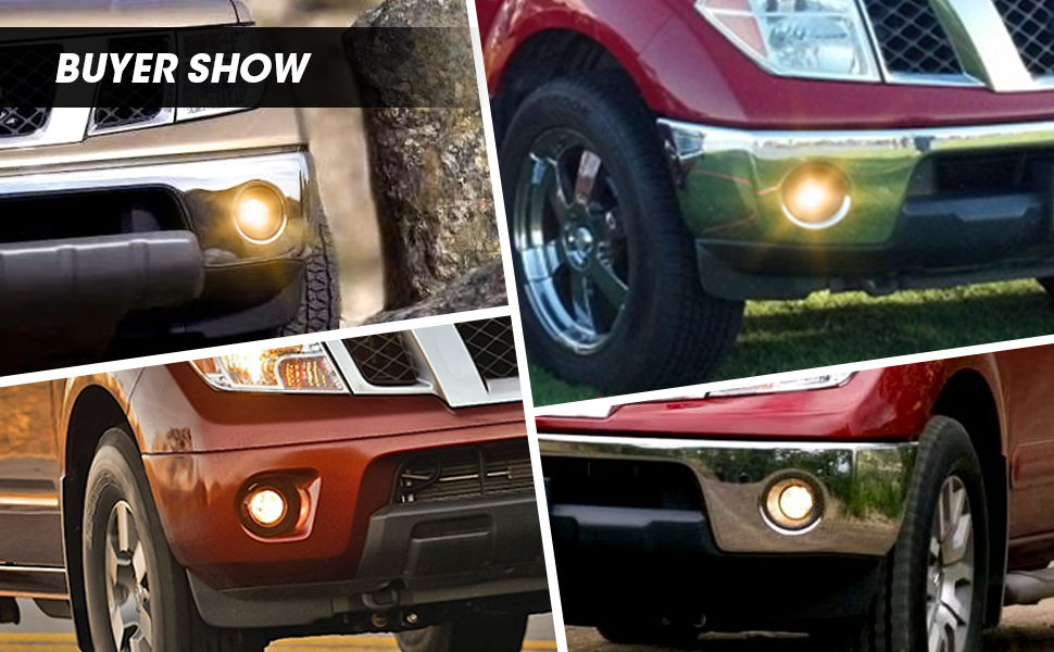 Fog Lights Assembly Compatible With Nissan Frontier 2005-2009 /Nissan Pathfinder 2005-2012