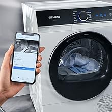 Masina de spalat rufe Siemens, 9 KG, 1400 RPM, SpeedPack XL, Anti Stain System, Home Connect, LED DirectTouch, iQDrive, Alb, iQ700, WG44B2040 15 Mașină de spălat Siemens Home Connect