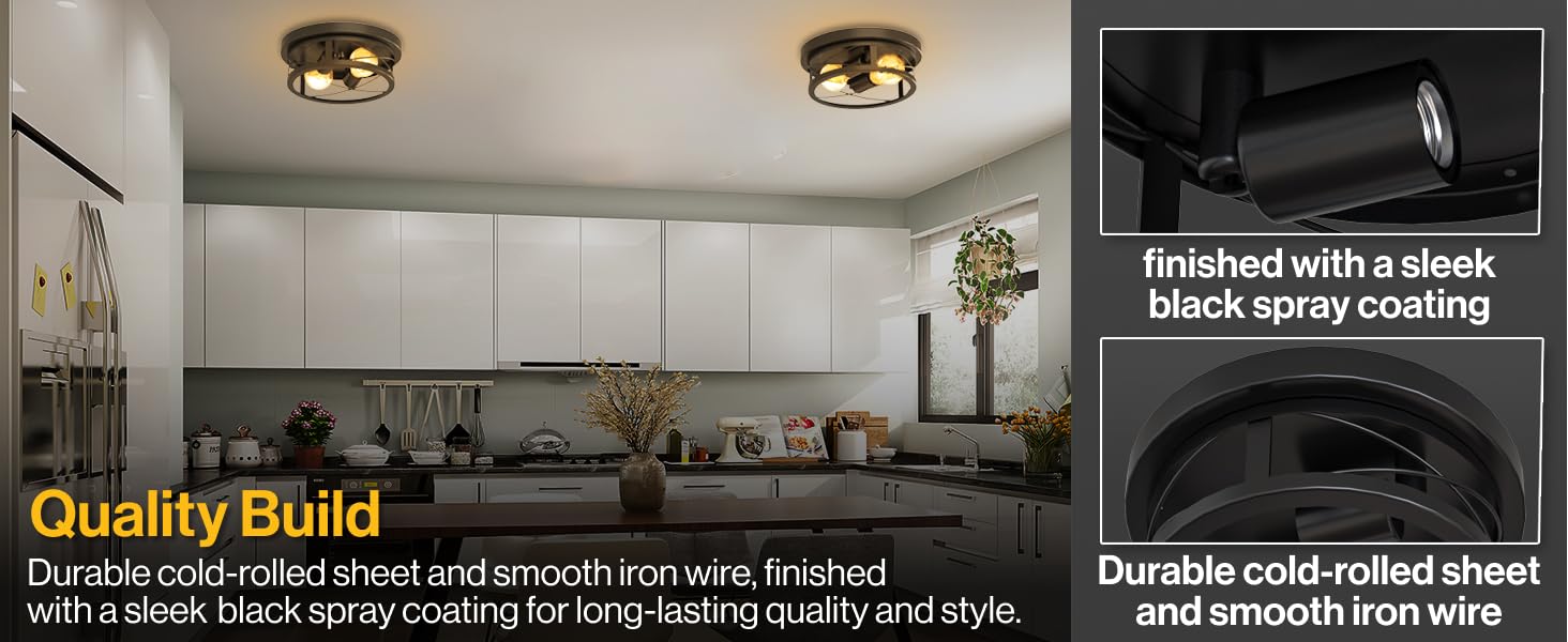 2-Bulb Ceiling Light