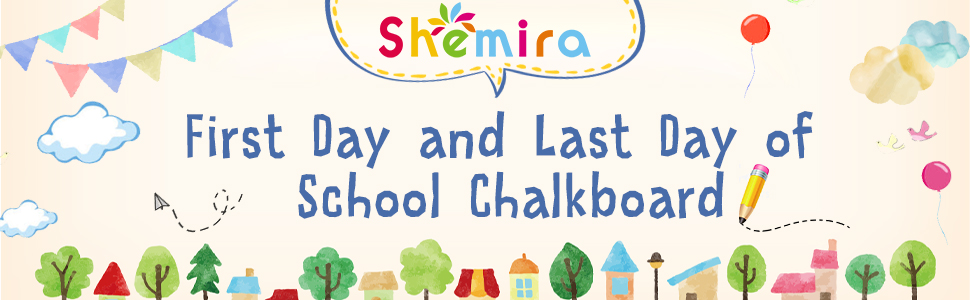 first day and last day of school chalkboard