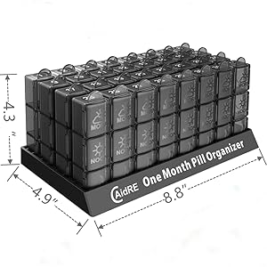 monthly pill organizer