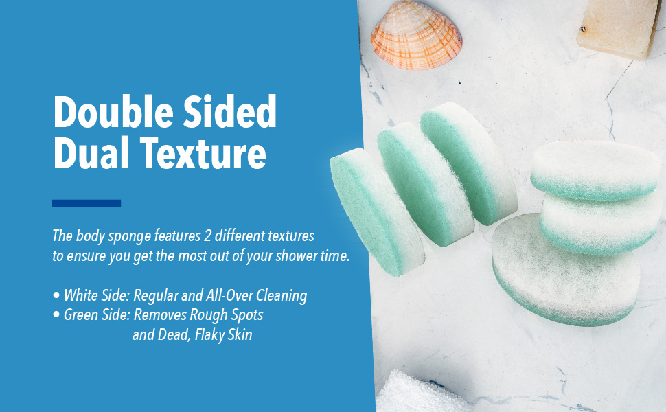 Double Sided Body Sponge 52k