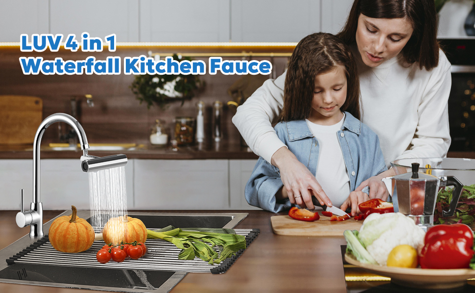 Waterfall Kitchen Faucet