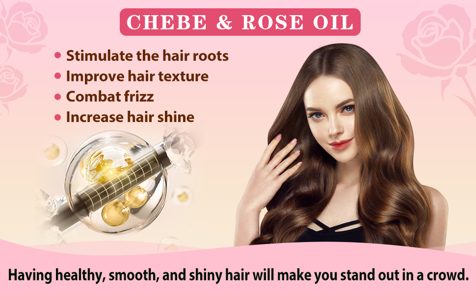 rose essential hair oil