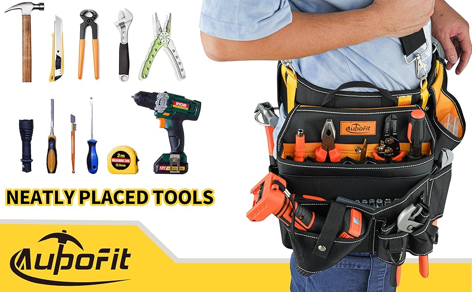Professional Tool Belt Organizer With Suspenders