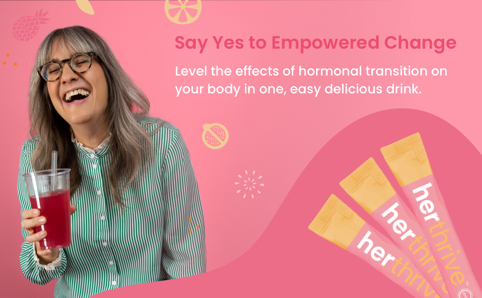 Mixhers Herthrive Menopause Support Drink Mix Women's