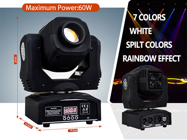 Amazon.com: LED Stage Lights Moving Head Lights 60W LED