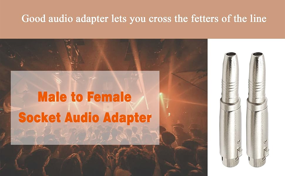 Voluty Tek XLR to 1/4&#34; Adapter