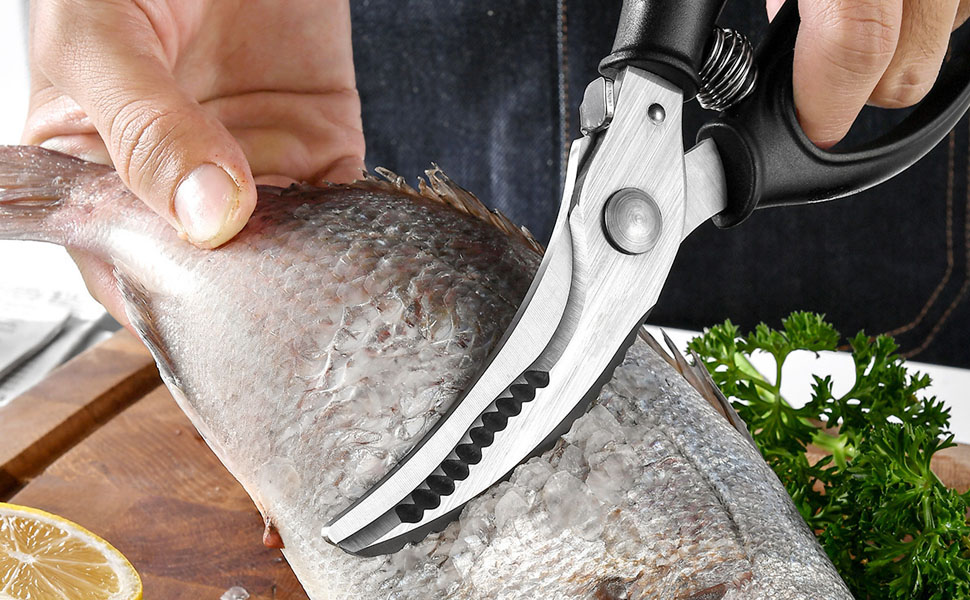 TooWoom Poultry Shears Much Easier Cutting Whole Chicken