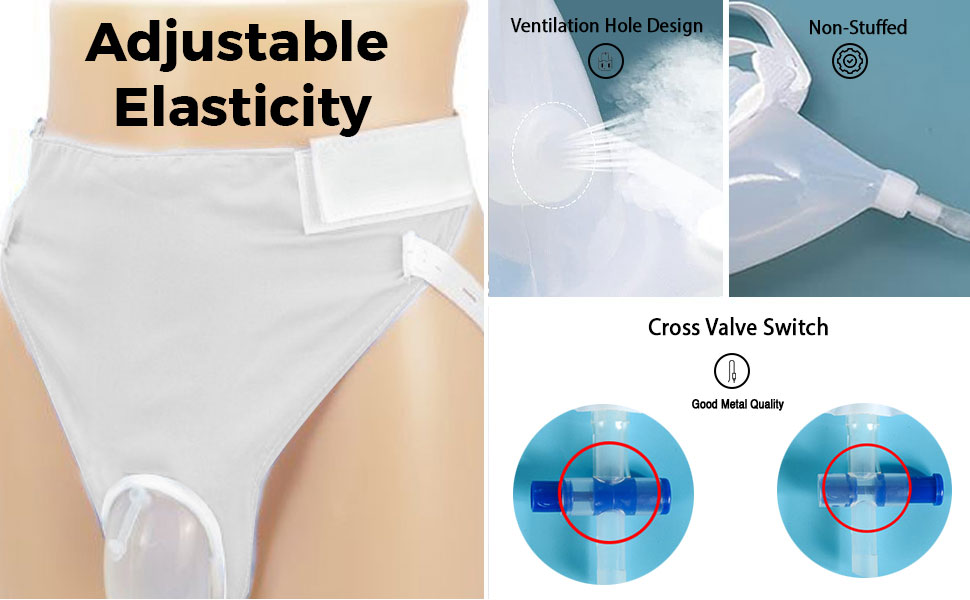 Buy HANNEA® Wearable Urinal for Men, Protable Male Urine Collection Bag