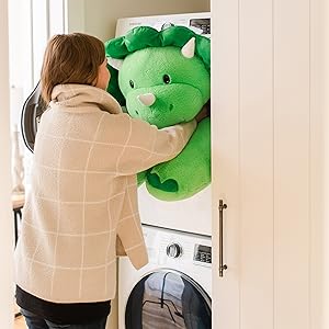 Animal Adventure Sqoosh2Poof Jumbo Plush Character Compressed Inside Small Box - Dino