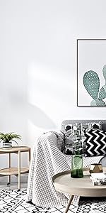 ホワイト壁紙シール