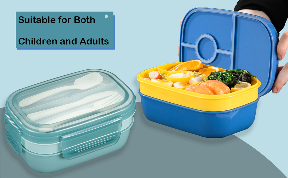 Bento Box Adult Lunch Box, Bento Lunch Box with