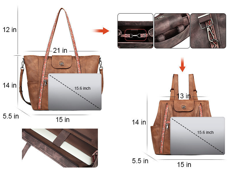 large laptop tote bag