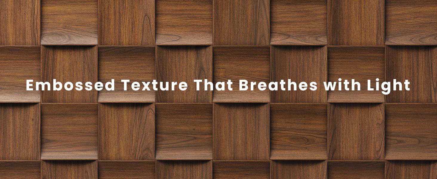 Checkerboard Embossing in Natural Walnut