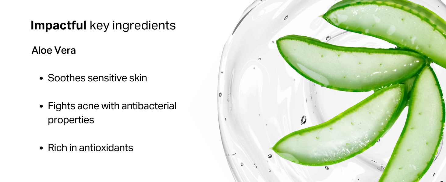 Soothes sensitive skin - Fights acne with antibacterial properties - Rich in antioxidants