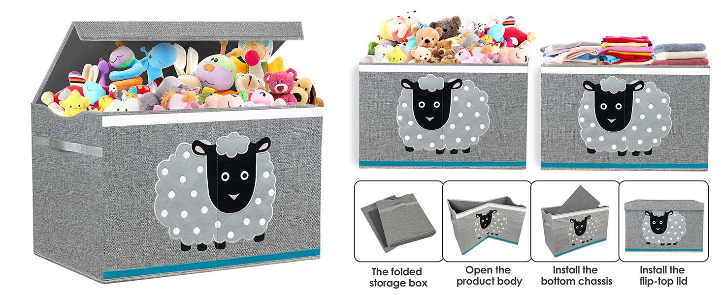 Large Kids Toy Storage Box
