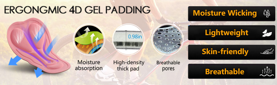 Radlerhose Damen gepolstert