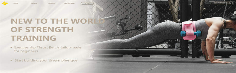 Hip Thrust Belt for Women